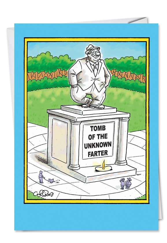 Unknown Farter Fathers Day Funny Greeting Cardnobleworks