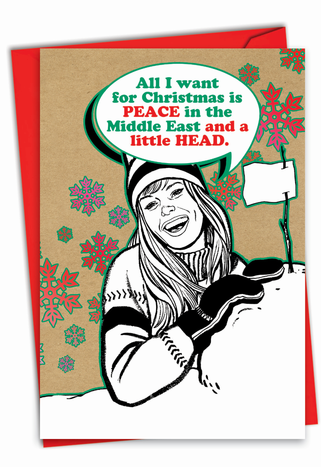 Another Adult Christmas Card From The Fine Folks Over At Nobleworks Cards.