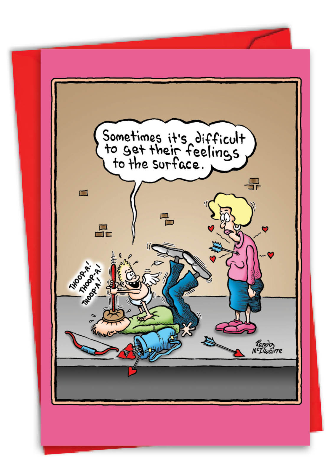 Feelings To Surface Funny Valentine's Day Card