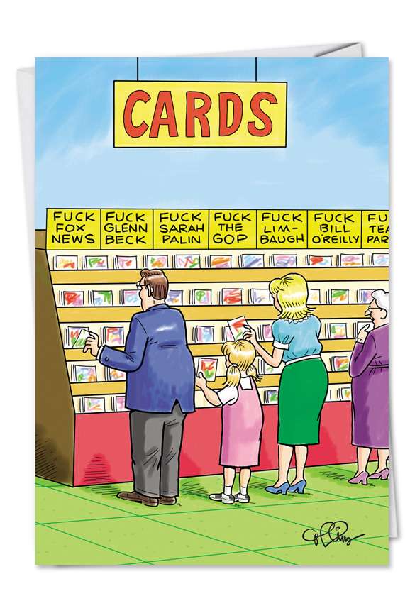 Fucking Cards Humorous Birthday Printed Greeting Card 1462