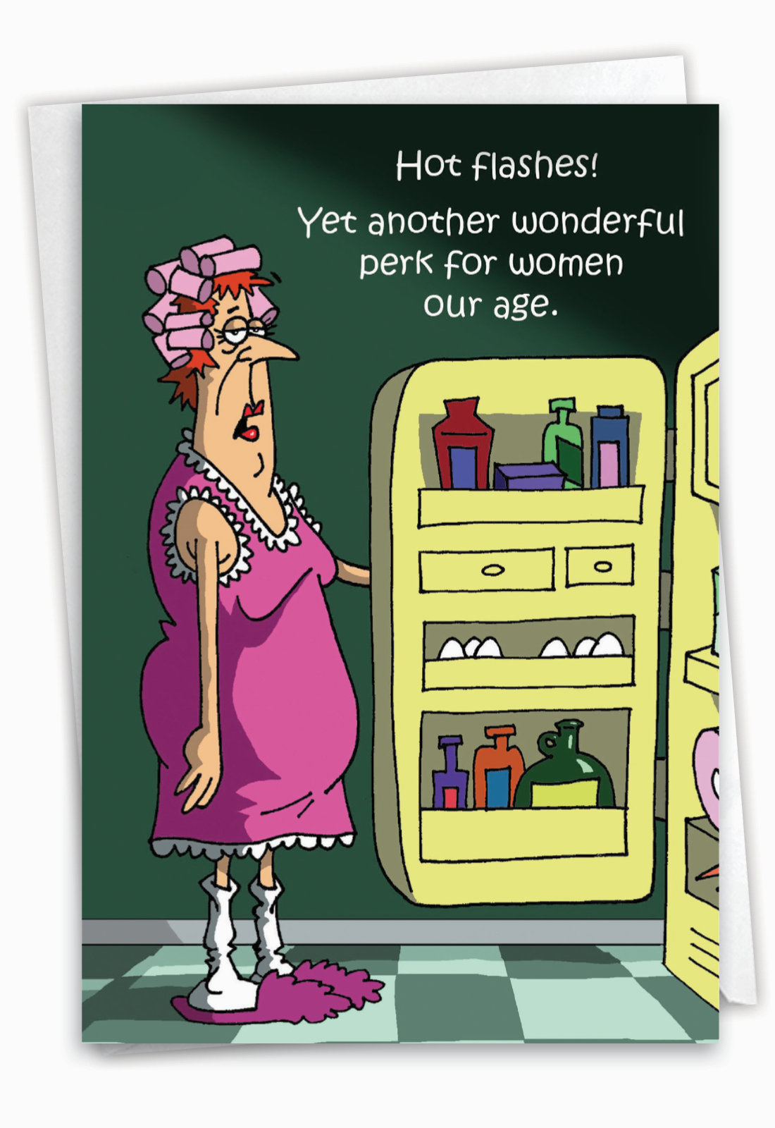 Hot Flash Funny Birthday Greeting Card|Nobleworks