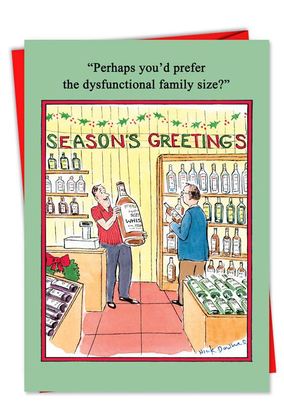 Dysfunctional Family Christmas Card – NobleWorksCards.com