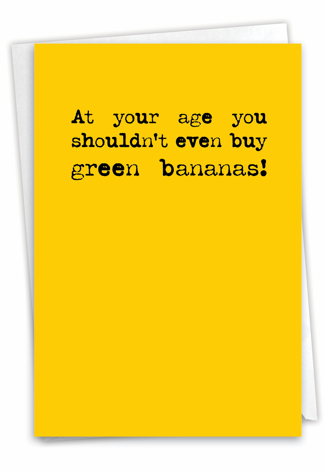 Green Bananas Funny Birthday Greeting CardNobleworks