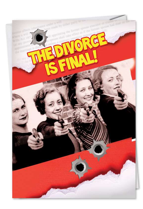 Unique Adult Funny Divorce Card Divorce Is Final 