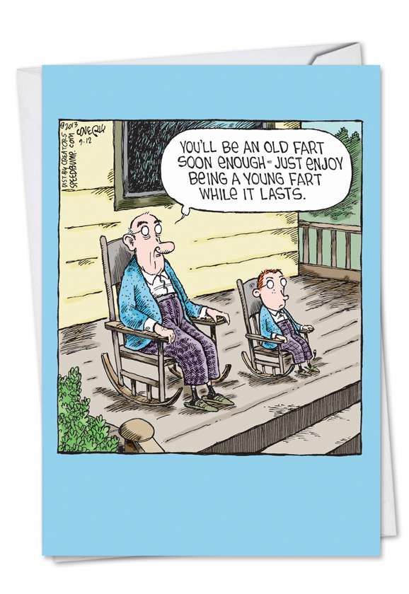 Old Fart Young Fart Cartoons Birthday Card Dave Coverly