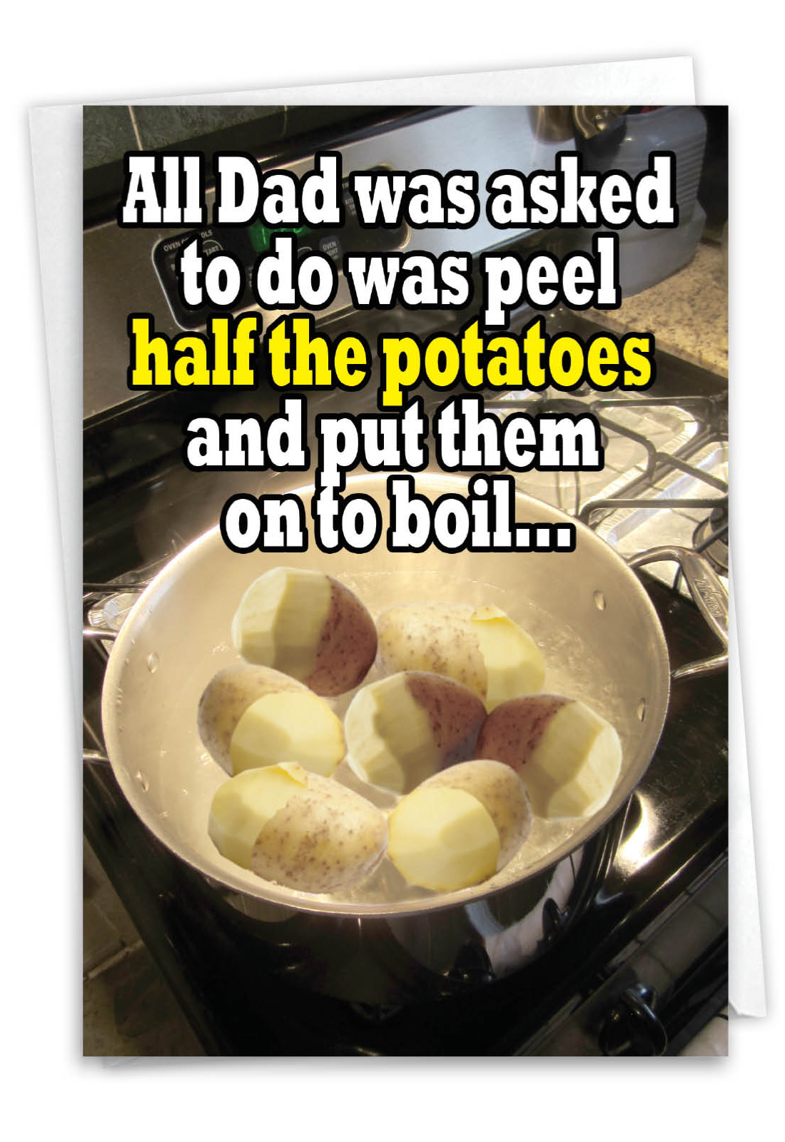 Potatoes Funny Father’s Day Card