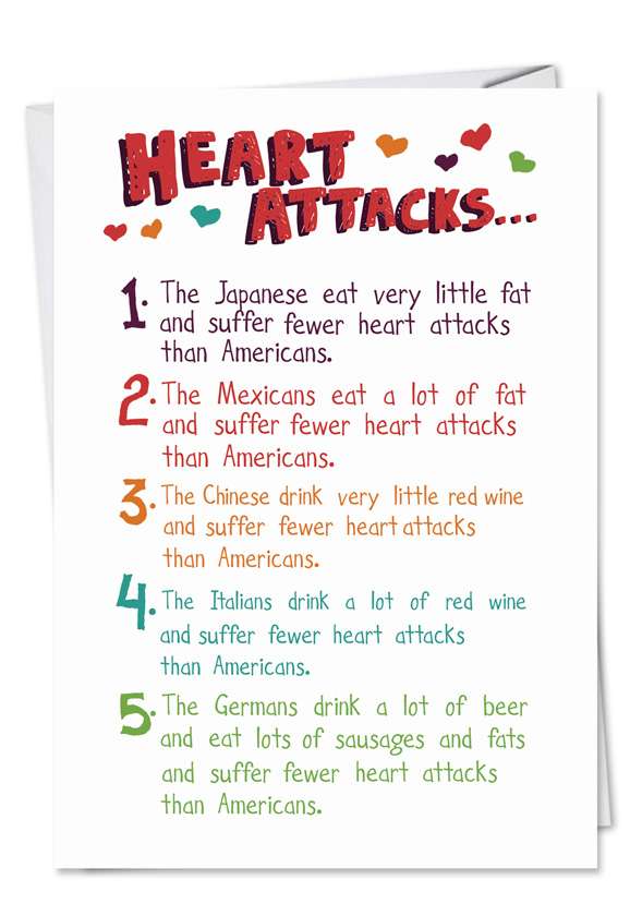 Heart Attack Funny Birthday Card Nobleworkscards Com