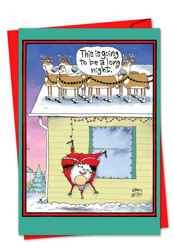 Hysterical Blank Printed Card by Glenn McCoy from NobleWorksCards.com - Long Night