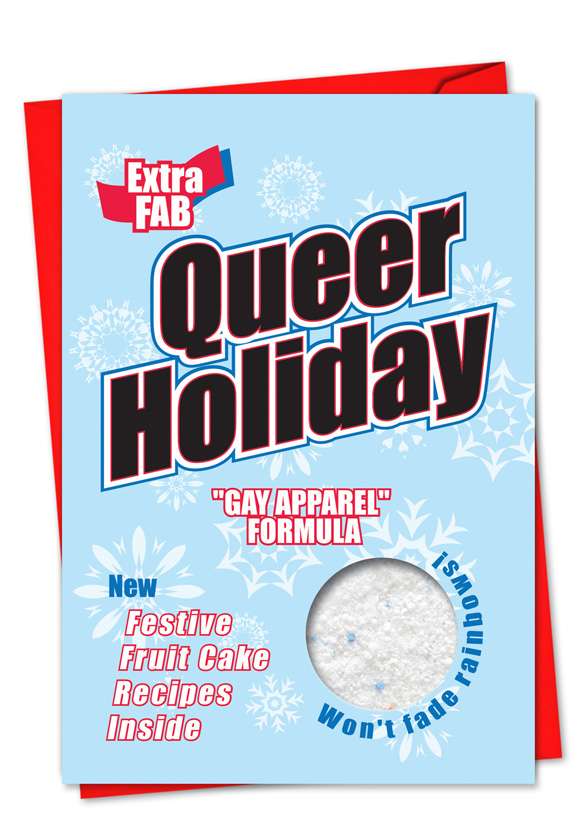 Queer Holiday Christmas Card Funny Holiday Card