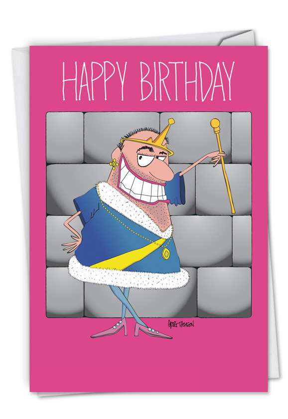 Funny Olde World Collection Alas Poor Yorick... Birthday Card Low-Carb Diet
