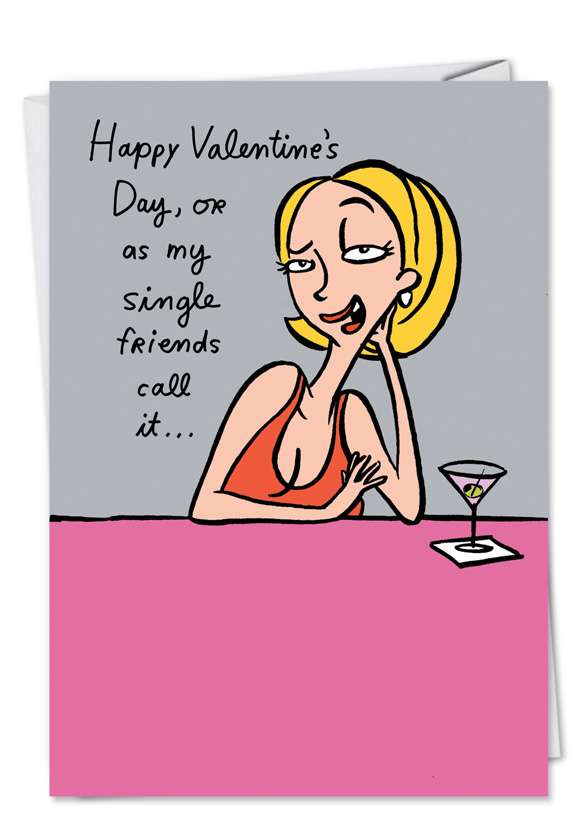 Hilarious Valentine's Day Paper Card by Stanley Makowski from NobleWorksCards.com - Hump Day