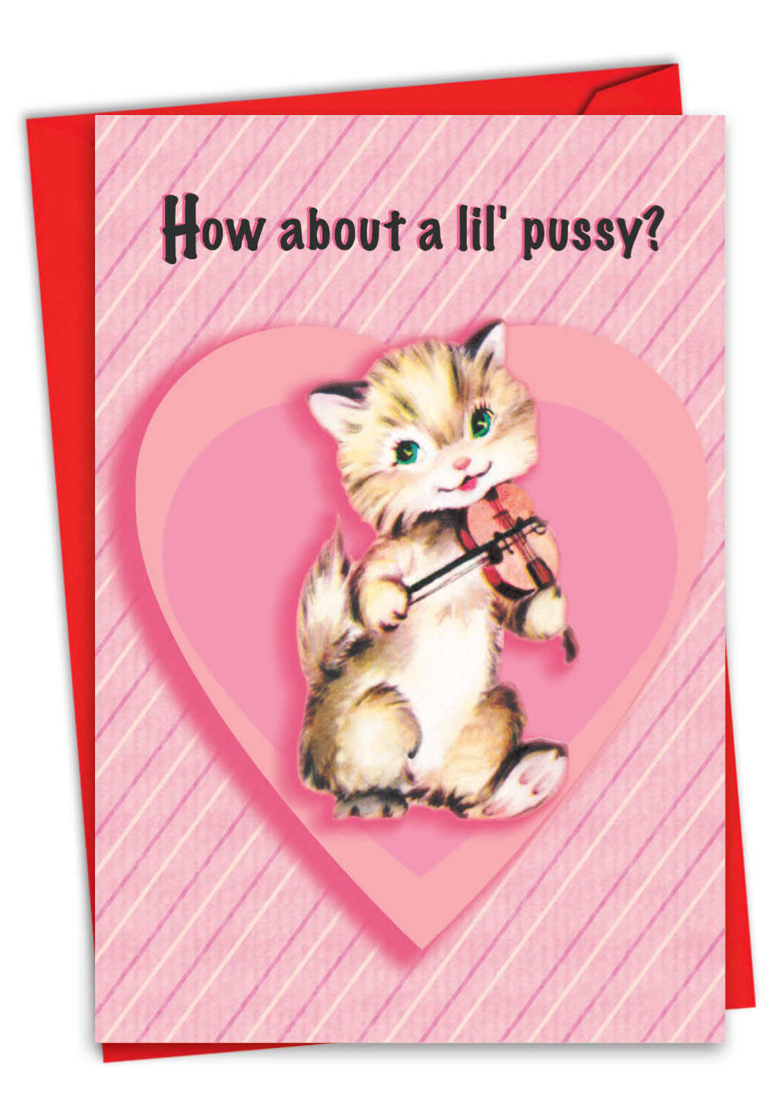 Little Pussy Sexy Valentine Card