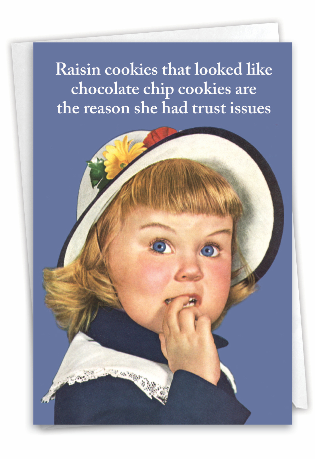 Inappropriate Funny All Occasions Card Raisin Cookies