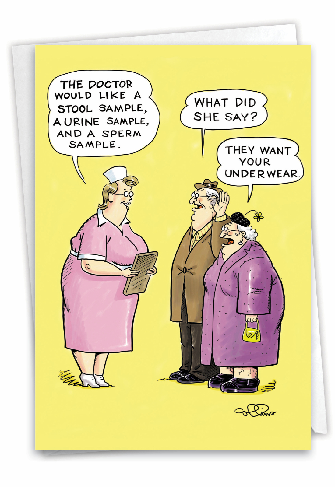 Want Underwear Humorous Blank Paper Greeting Card