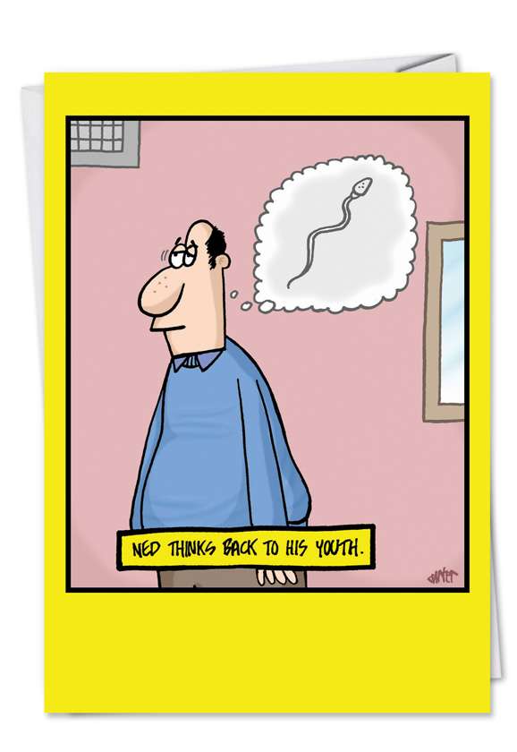 Sperm Recall Cartoons Birthday Greeting Card Jon Carter 9252