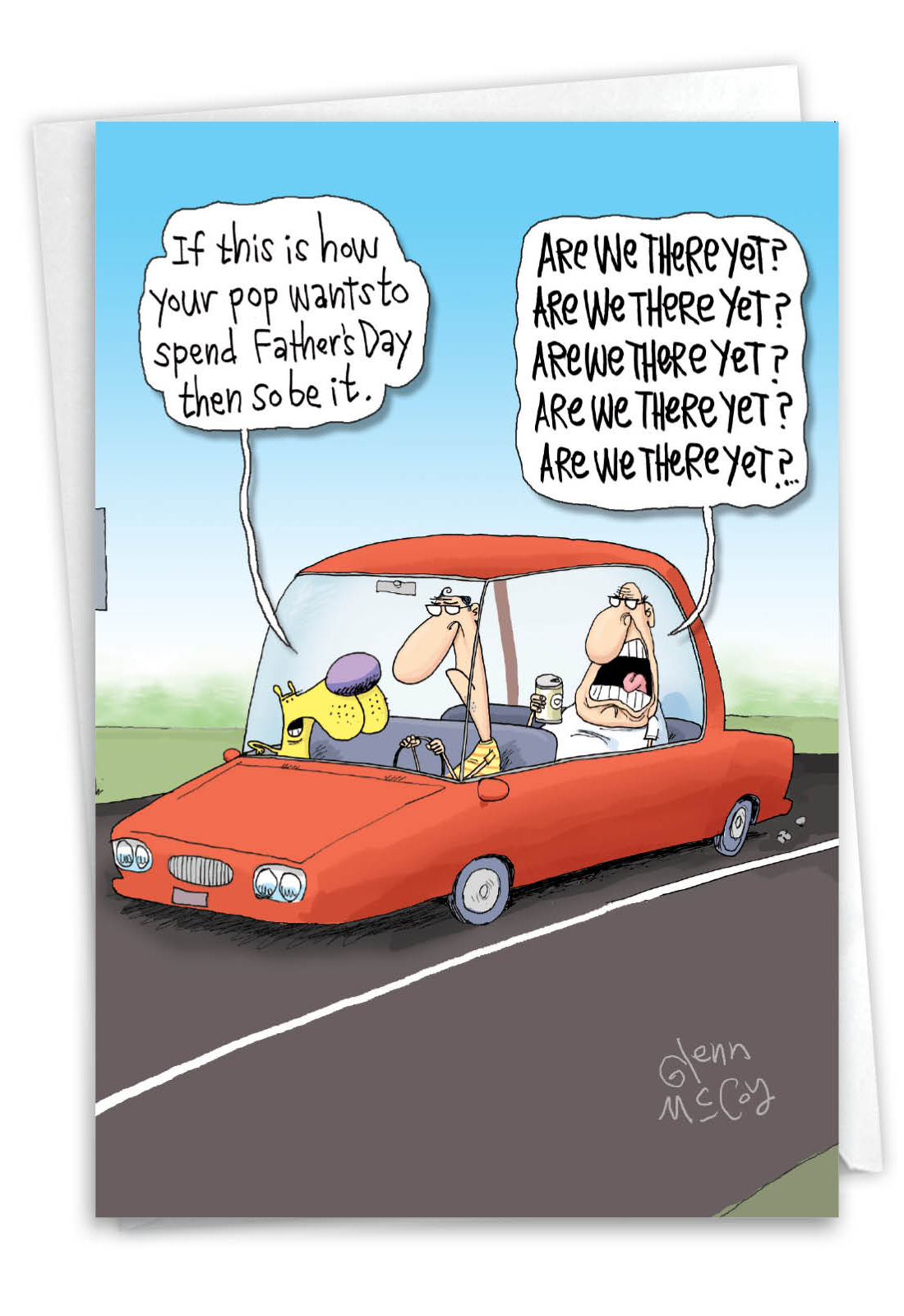 Are We There Yet Funny Father S Day Greeting Cards Nobleworks