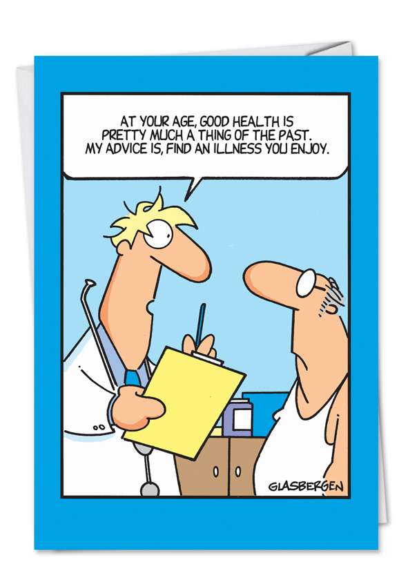 Illness You Enjoy Funny Birthday Card Illness You Enjoy Funny Birthday Card