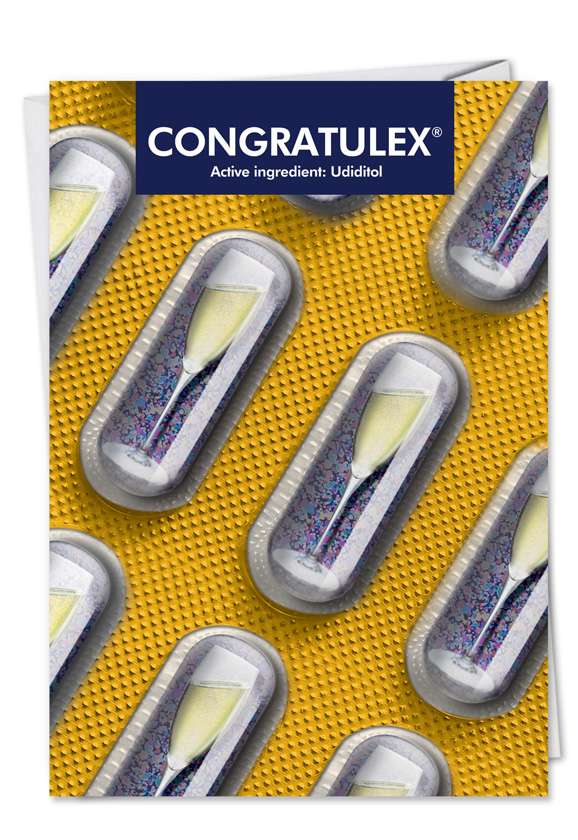 Hysterical Congratulations Greeting Card from NobleWorksCards.com - Congratulex