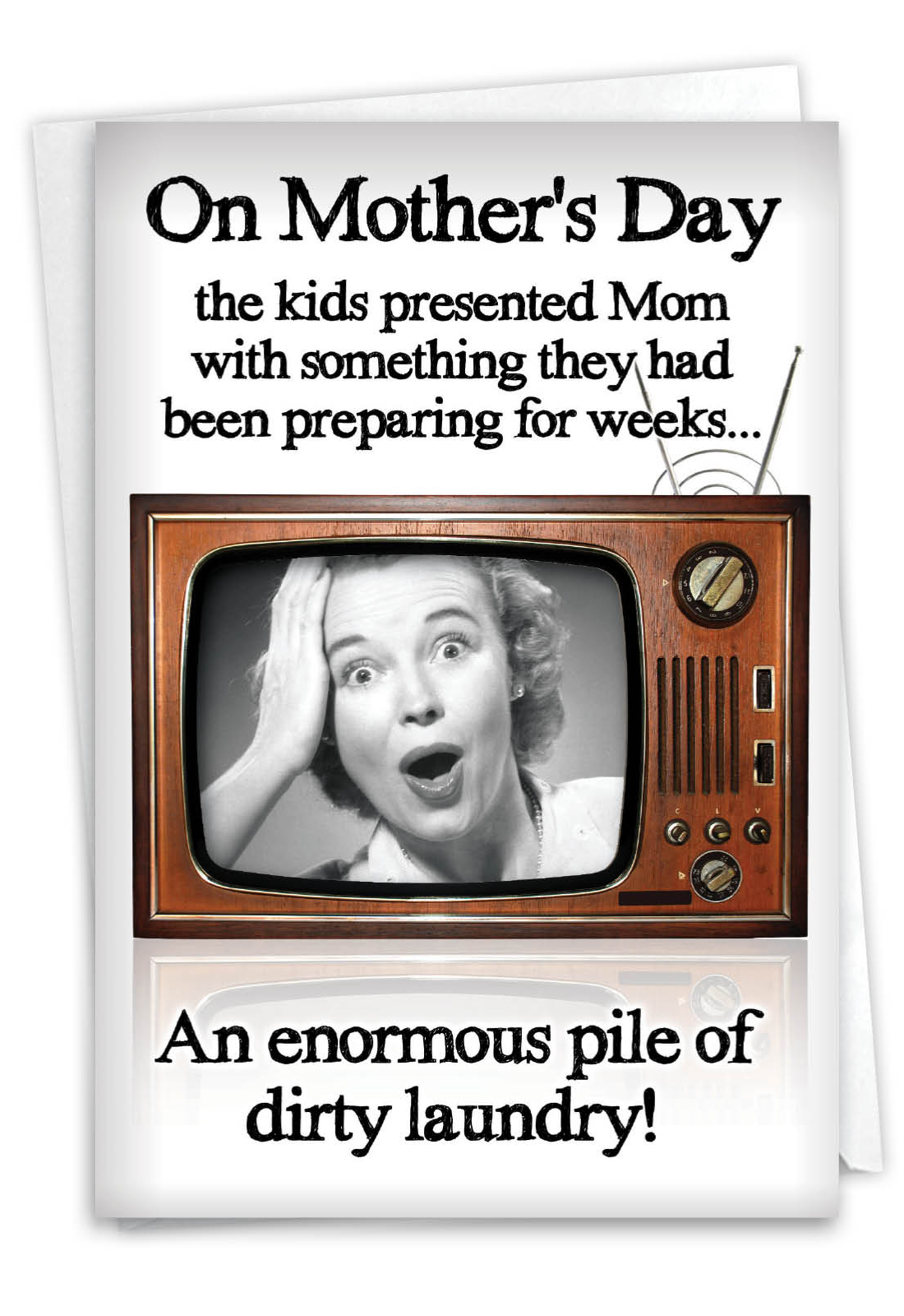 Dirty Laundry Hilarious Mother S Day Printed Card