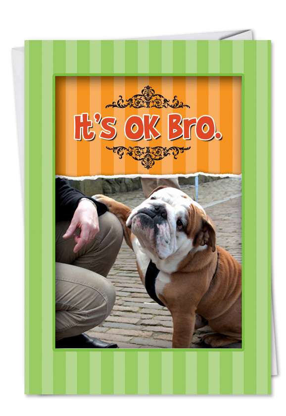 It's OK Bro: Funny All Occasions Printed Card
