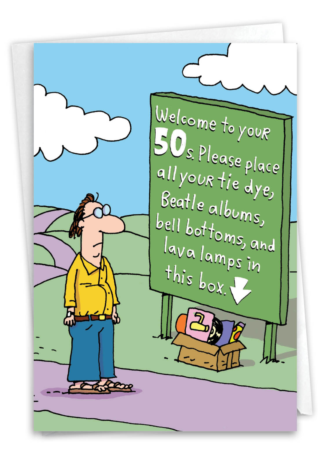 To 50S Naughy Funny Card