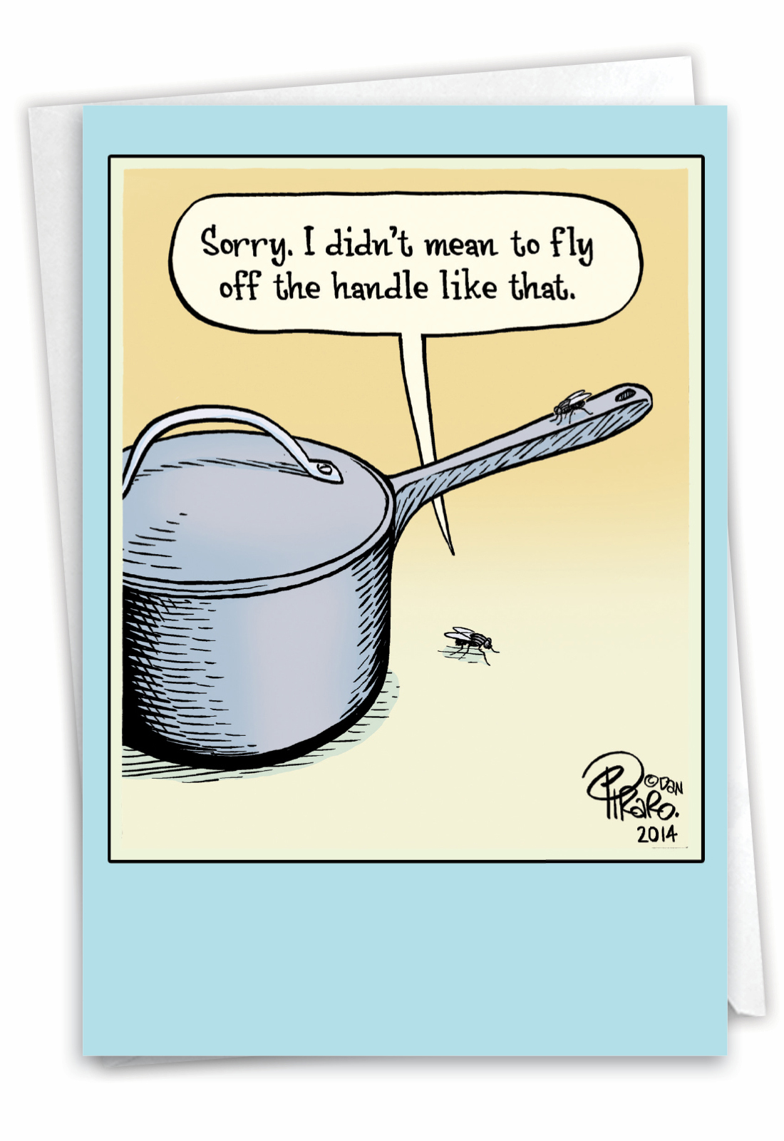Fly Off The Handle Cartoons Sorry Paper Card By Dan Piraro