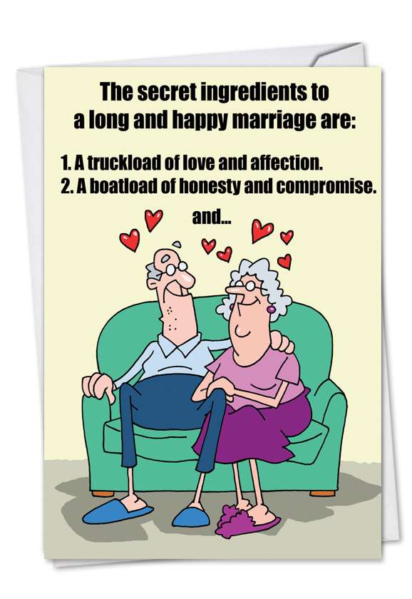 Couple Secrets Funny Anniversary Card