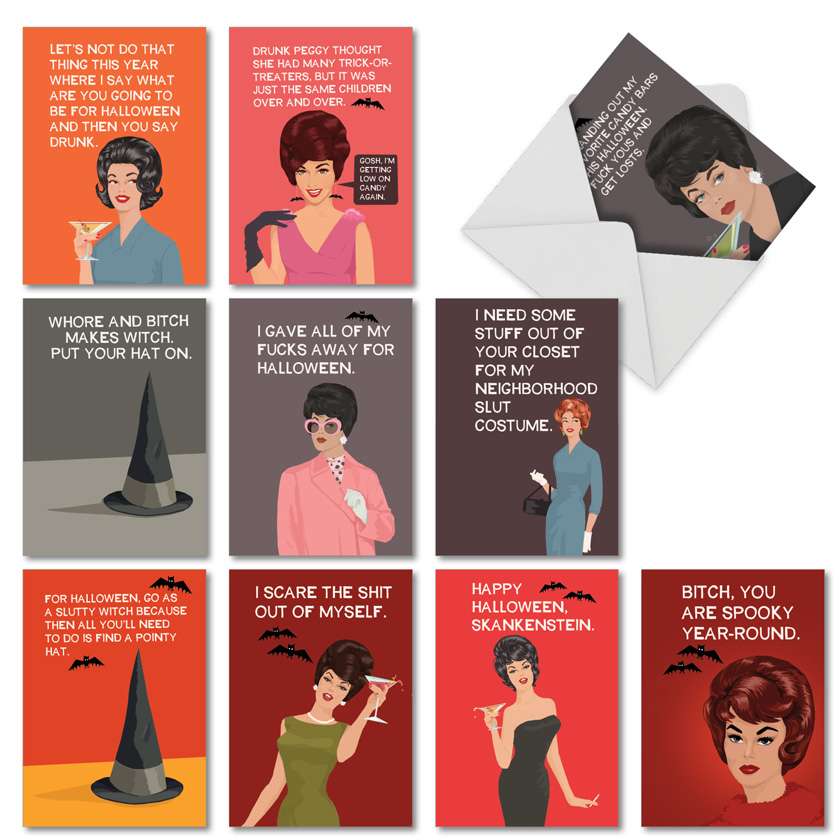 Hilarious Halloween Greeting Card By Bluntcard From NobleWorksCards.com - Scary and Blunt