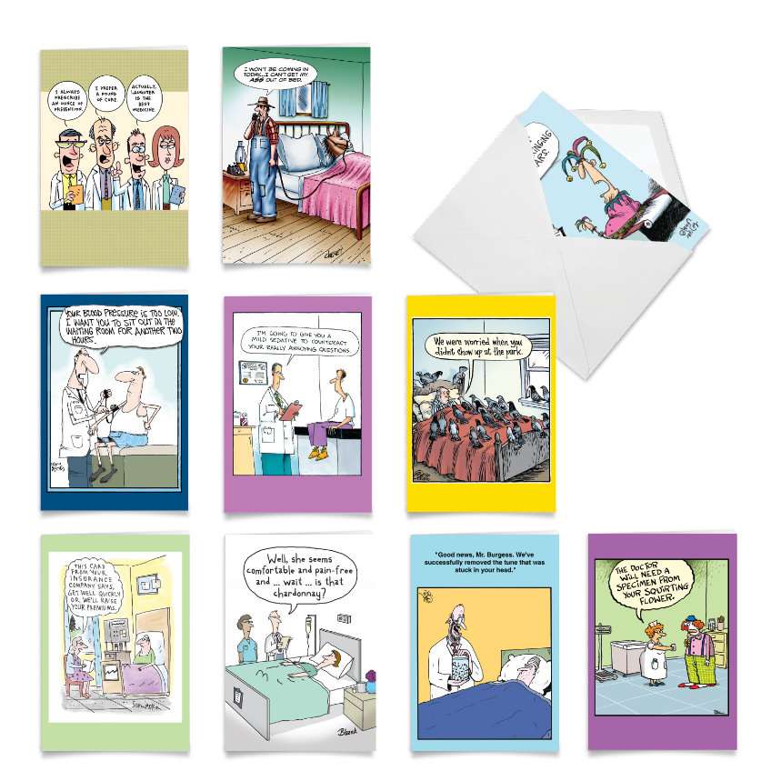 Funny Get Well Card By Assorted Artists From NobleWorksCards.com - Doctor's Orders