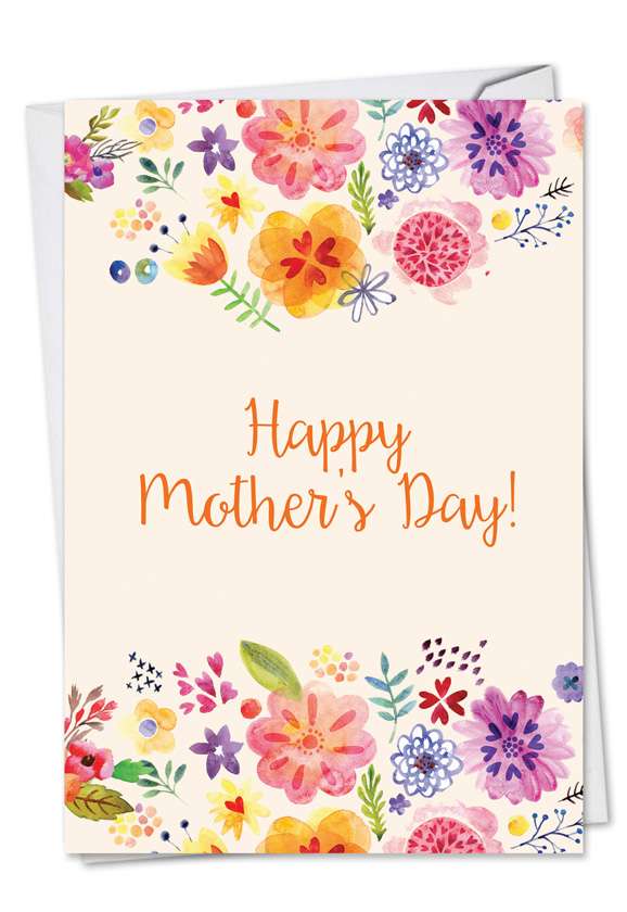 Stylish Mother's Day Paper Card from NobleWorksCards.com - Grateful Greetings