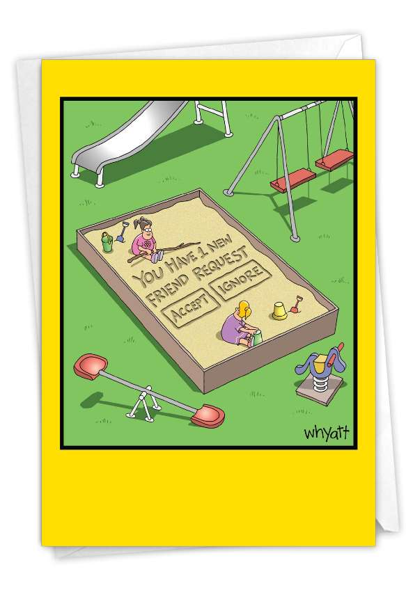 Hilarious Birthday Greeting Card By Tim Whyatt From NobleWorksCards.com - Sandbox Request