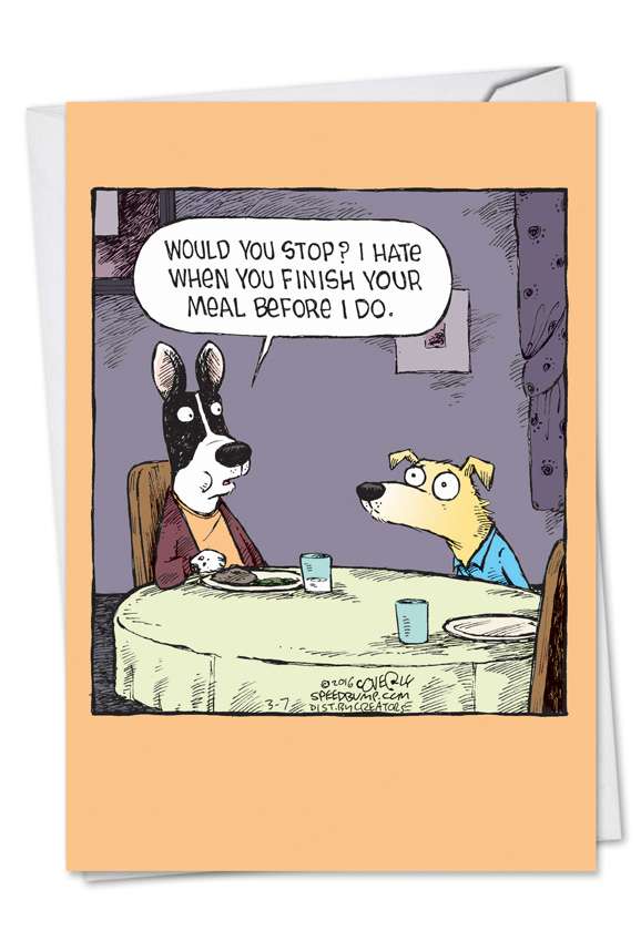 Dog Stare Cartoons Birthday Paper Card Dave Coverly