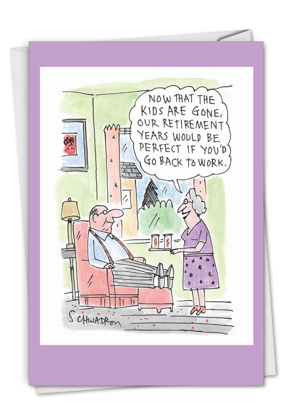 Back To Work: Humorous Retirement Card