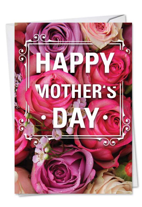 Flowers For Mom French Fold Mother S Day Greeting Card