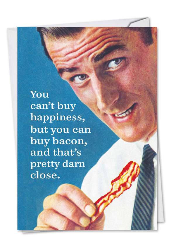 Buy Bacon Picture Birthday Greeting Card Ephemera