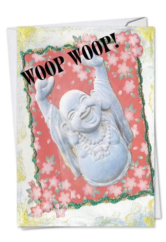 Hilarious Congratulations Greeting Card by Jane Alden from NobleWorksCards.com - Woop Woop