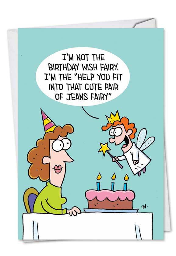 Birthday Wish Fairy Cartoons Birthday Card Scott Nickel