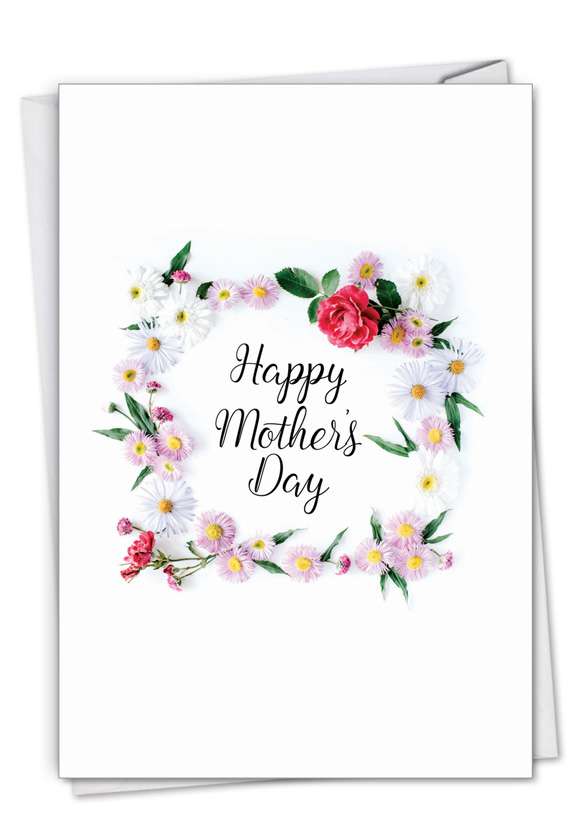 Stylish Mother's Day Card From NobleWorksCards.com - Elegant Flowers