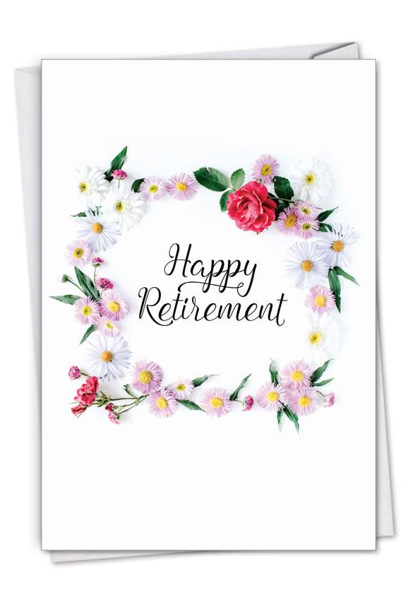 Elegant Retirement: Creative Retirement Greeting Card