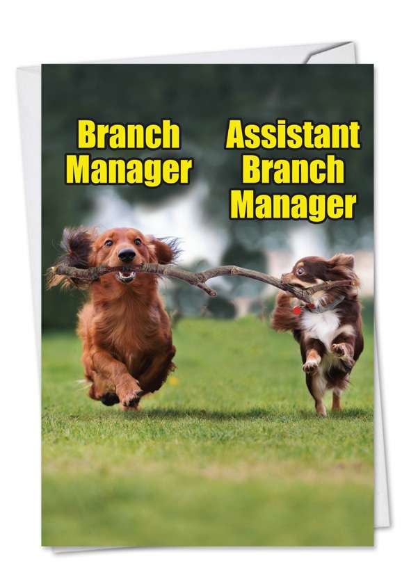 Branch Managers Funny Birthday Card