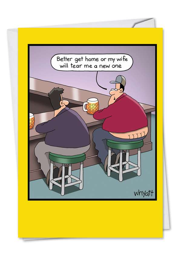 Funny Birthday Greeting Card by Tim Whyatt from NobleWorksCards.com - New One