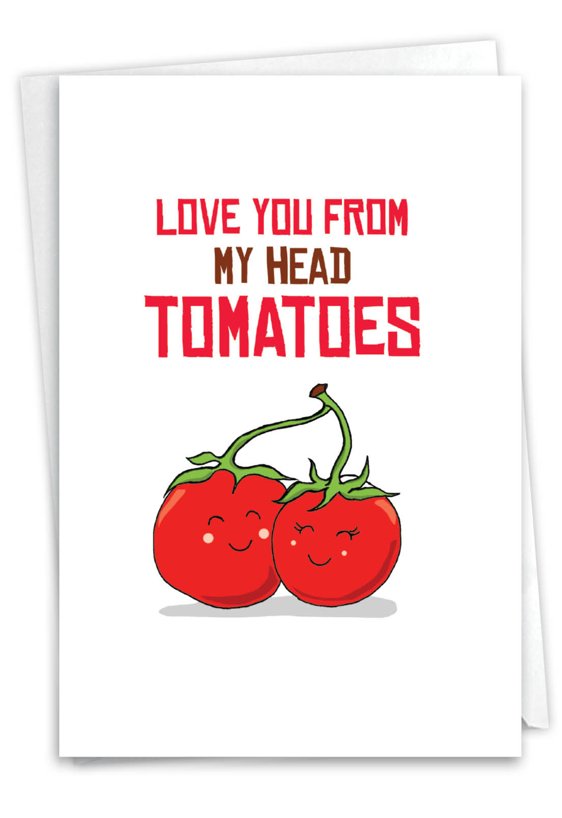 Yummy PunsTomatoes Nobleworks By Design Birthday Card