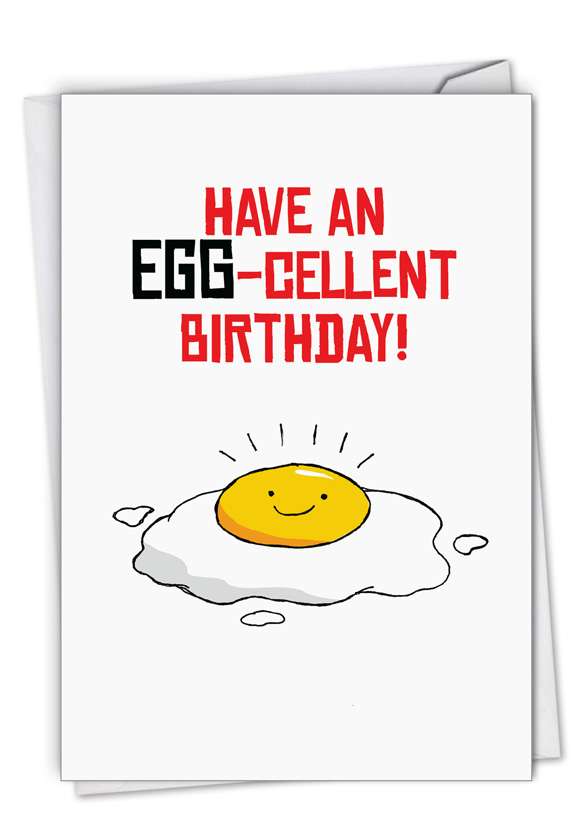 Creative Birthday Greeting Card By NobleWorks Inc From NobleWorksCards.com - Birthday Puns-Egg