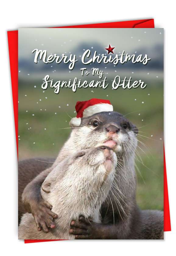 Significant Otter Christmas: Christmas Printed Card