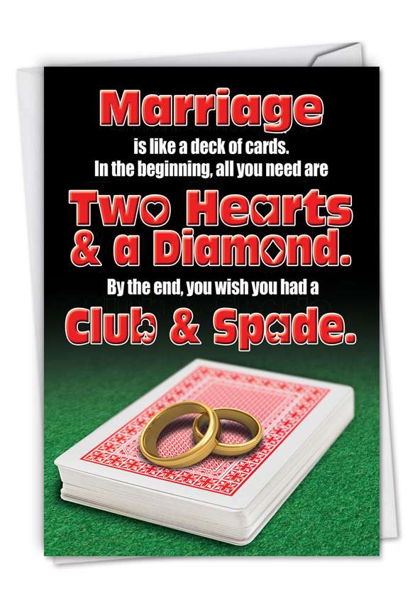 Humorous Anniversary Card From NobleWorksCards.com - Marriage Deck