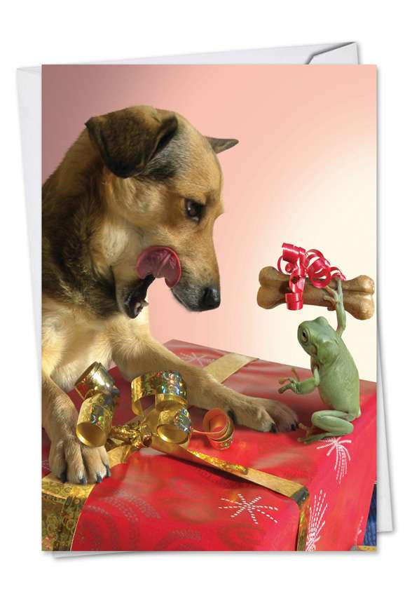 Creative Anniversary Greeting Card by Chiara Castellini from NobleWorksCards.com - Puppy Love