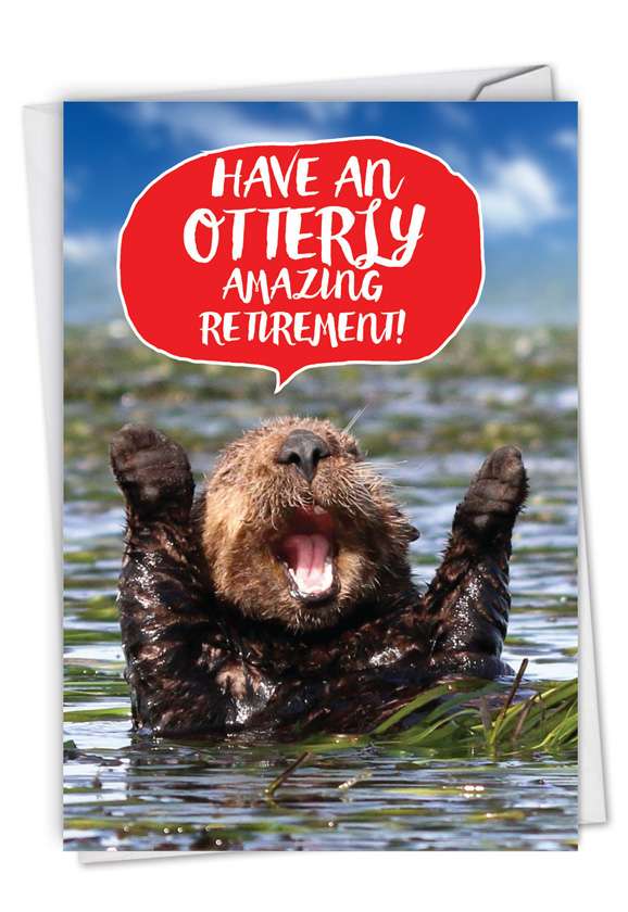 Otterly Awesome - Retiree Funny Retirement Card