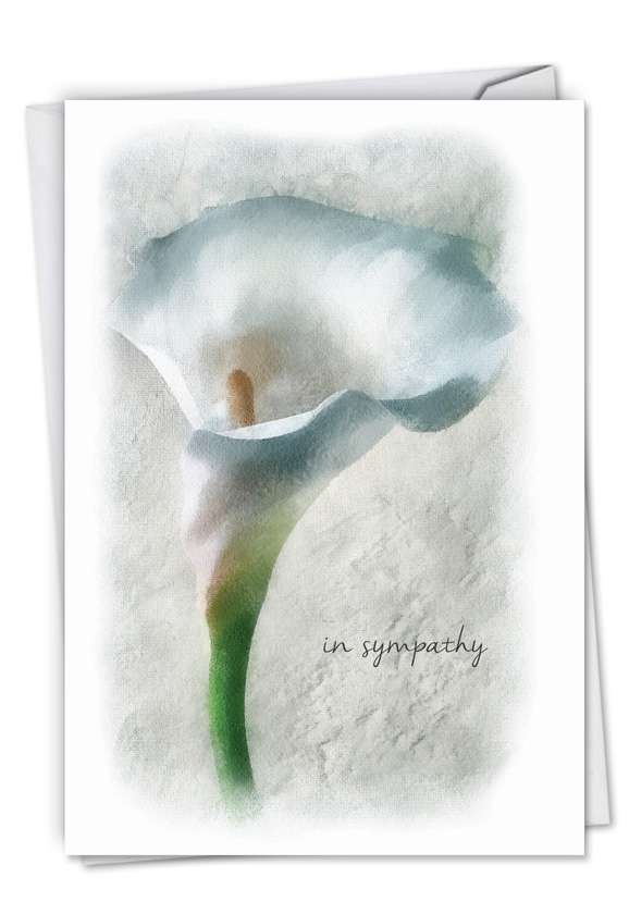 Creative Sympathy Printed Greeting Card from NobleWorksCards.com - Blooming Memories