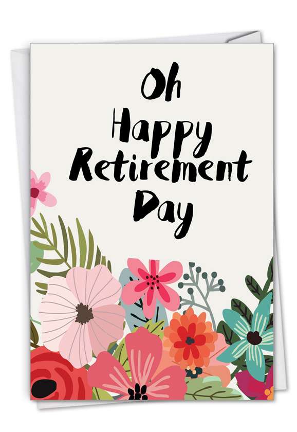 Creative Retirement Printed Card By Batya Sagy From NobleWorksCards.com - Optimisms