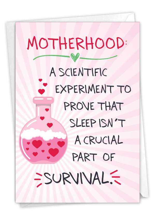 Hysterical Mother's Day Greeting Card From NobleWorksCards.com - Motherhood Experiment